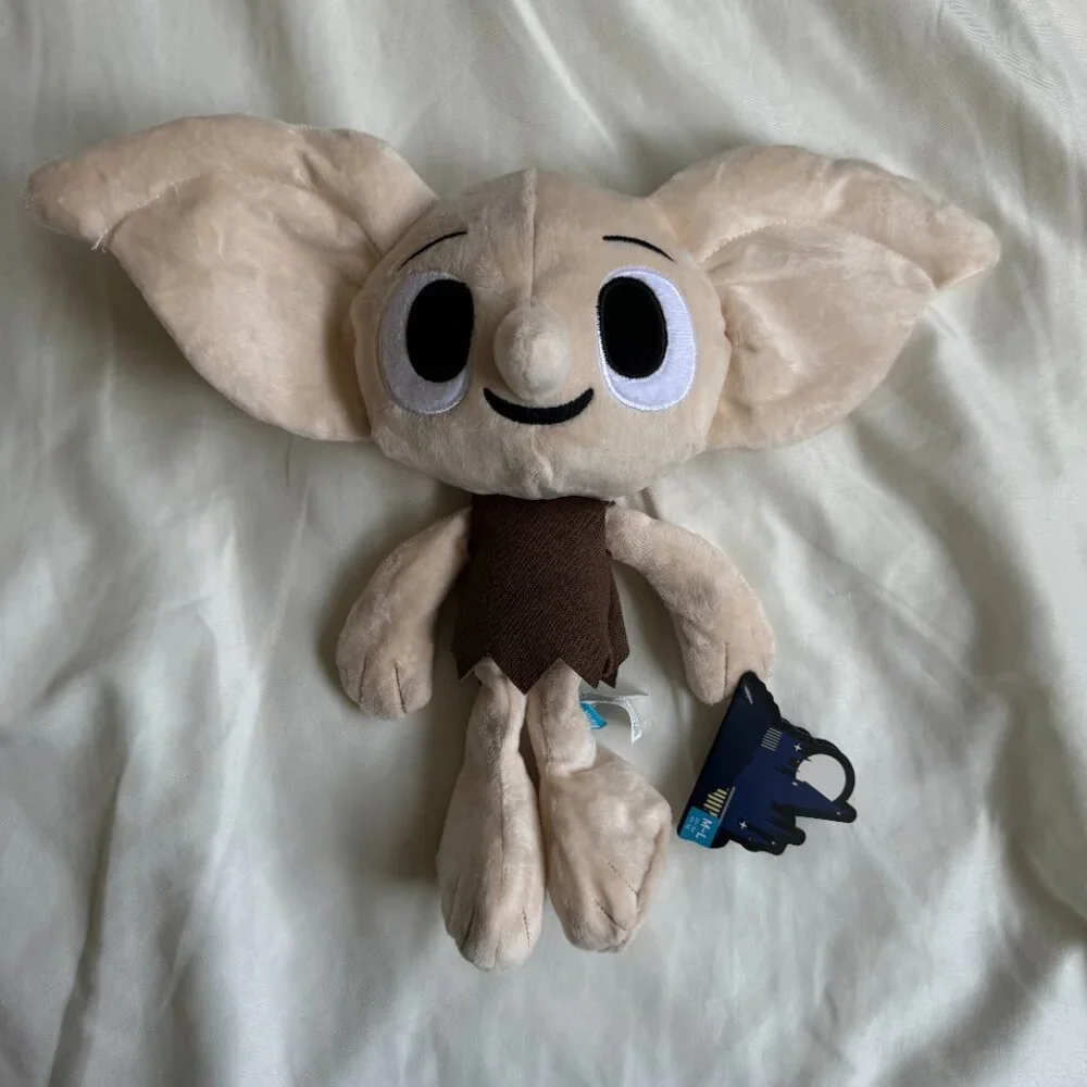 NWT, Bark Box Dog Toy DOBBY, M-L Dogs 20+ lbs., Tan/Brown Plush, Harry Potter
